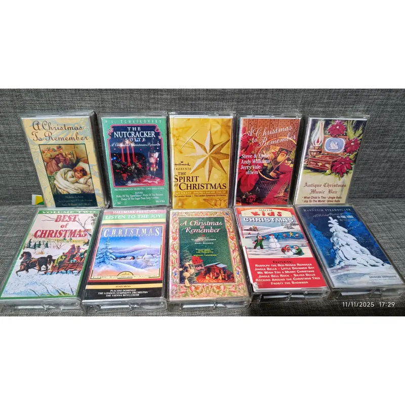 Combo 10 băng Cassette Decor Trang Trí Giáng Sinh không có nhạc 693560