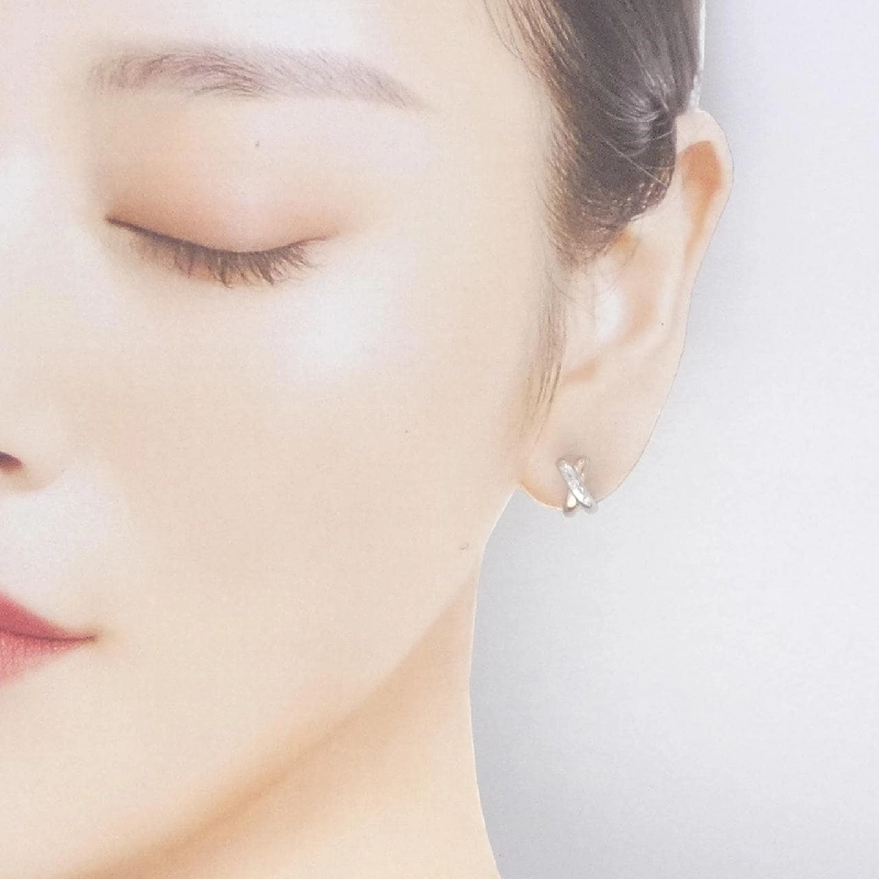 K18PG/PT900/K18YG Bông tai kim cương - Hàng hiệu Authentic 869576