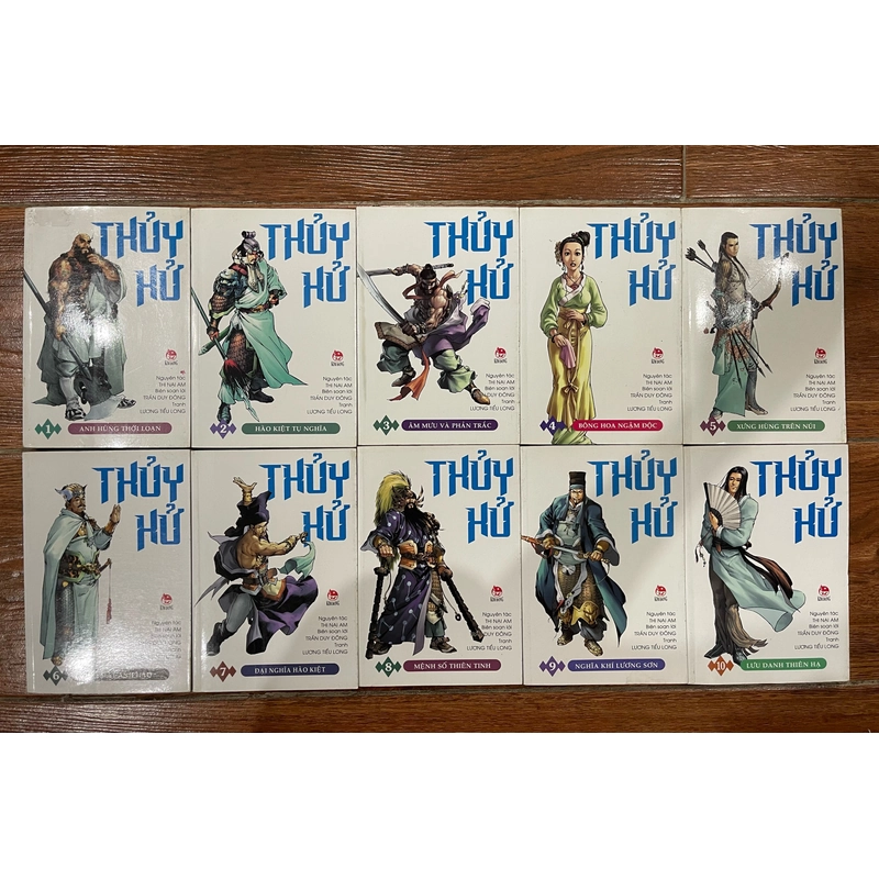 THUỶ HỬ truyện tranh màu full bộ 10 tập (k18) 502780