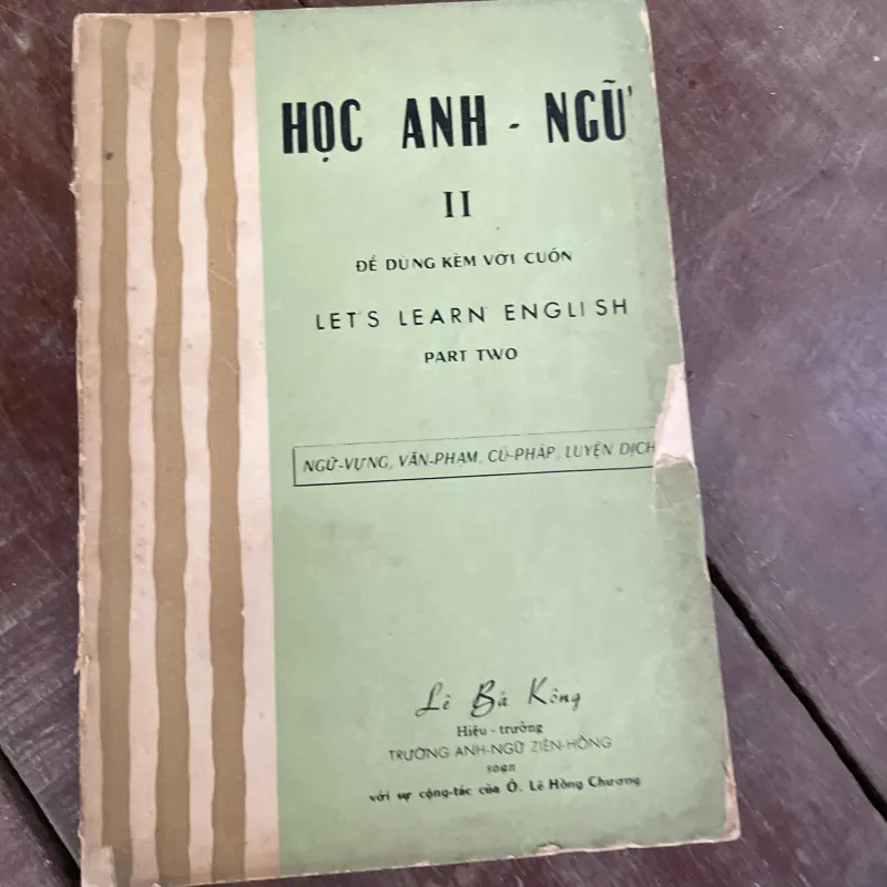 Học Anh ngữ 2 - LÊ BÁ Kông- sách học tiếng Anh  1008292