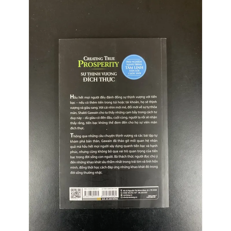 (Sách cũ) Sự thịnh vượng đích thực - Creating True Prosperity - Shakti Gawain 961888