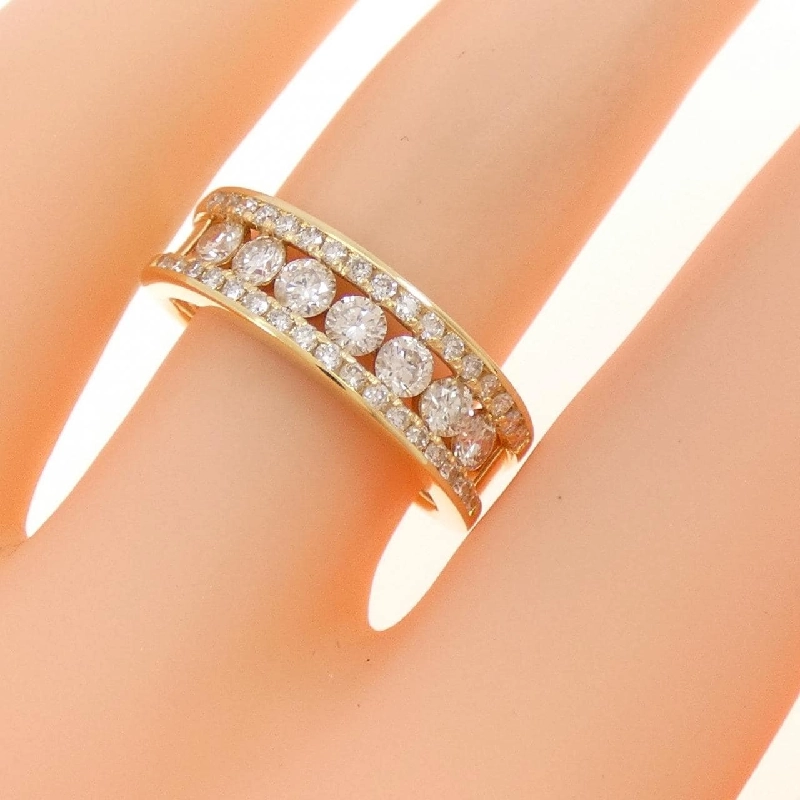 Nhẫn kim cương K18YG 0.80CT 673532