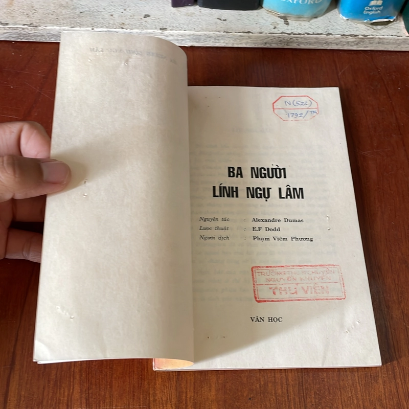 II Văn Học Kinh Điển: Ba Chàng Lính Ngự Lâm - Alexandre Dumas - 1996 543128