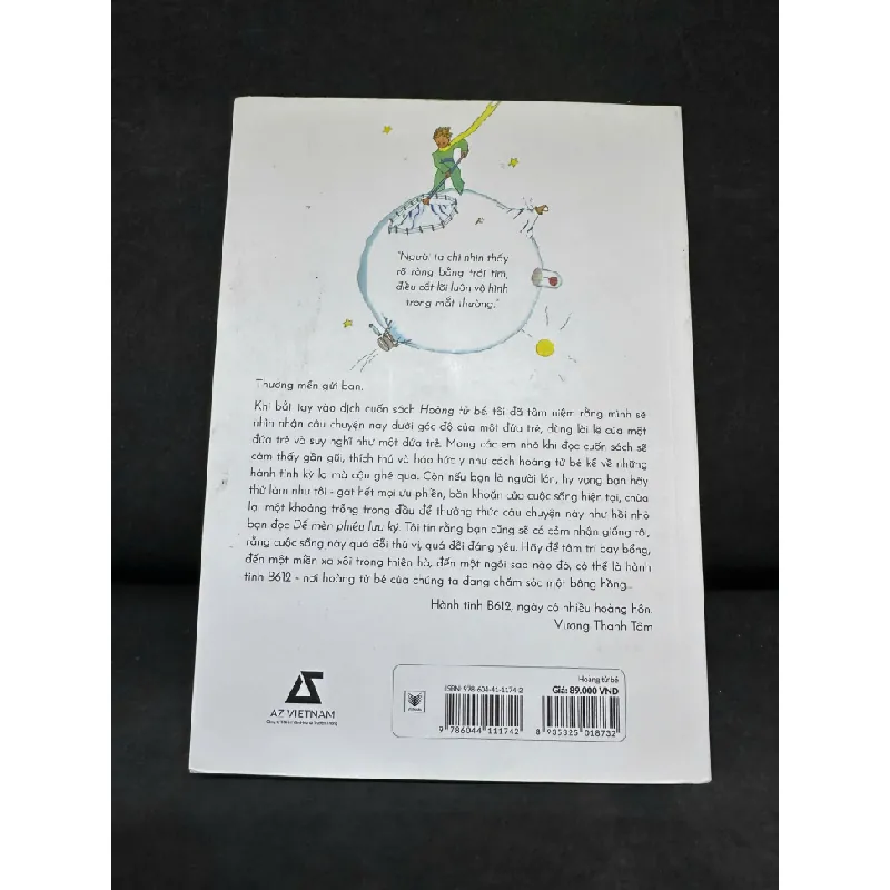 [Phiên Chợ Sách Cũ] Hoàng Tử Bé, 2024 - Antoine De Saint-Exupéry H1809 SBM 599525