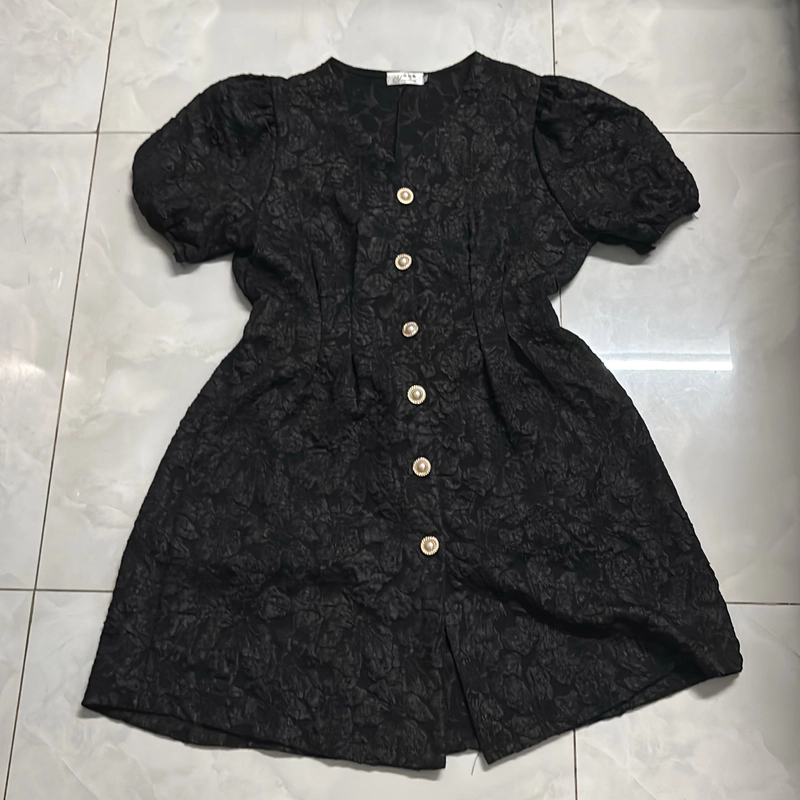 Váy hoạ tiết ren gấm bigsize 3XL 544464
