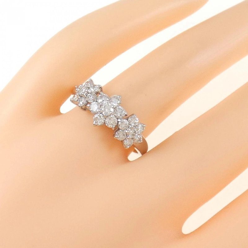 Nhẫn kim cương hoa PT900 1.00CT 666637