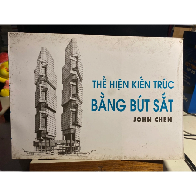 [Phiên Chợ Sách Cũ] Thể hiện kiến trúc bằng bút sắt 1996 - KTS JOHN CHEN- NXB Xây Dựng 0506 467930