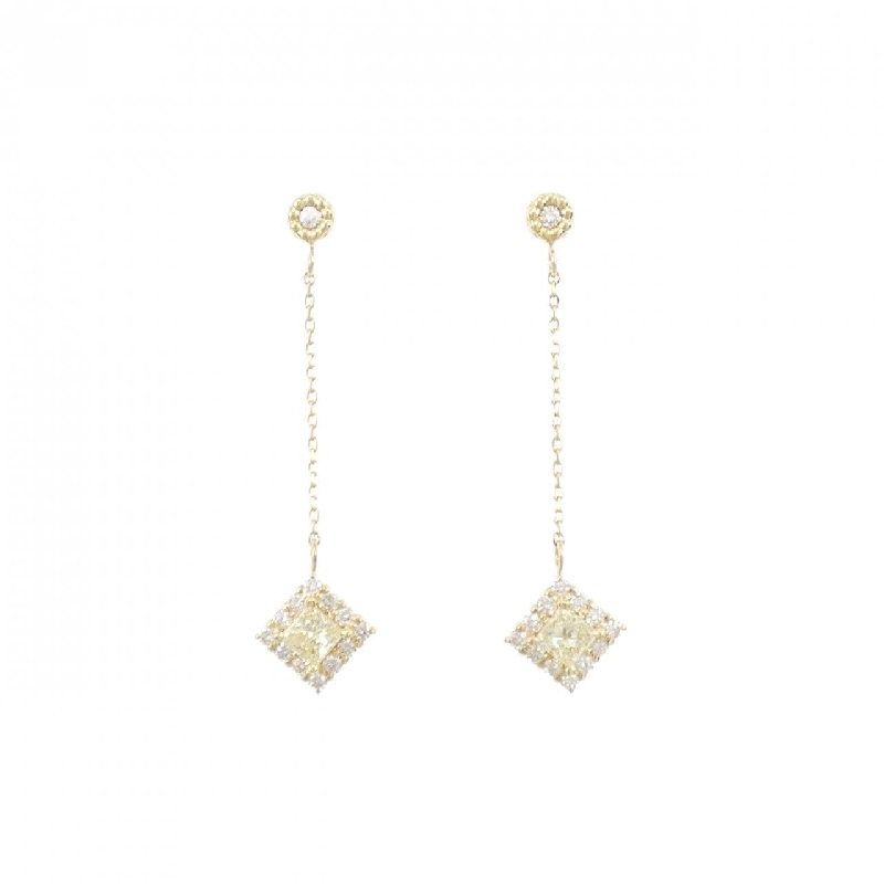 K18YG Bông tai Kim cương 0.55CT - Hàng hiệu Chính hãng 871232