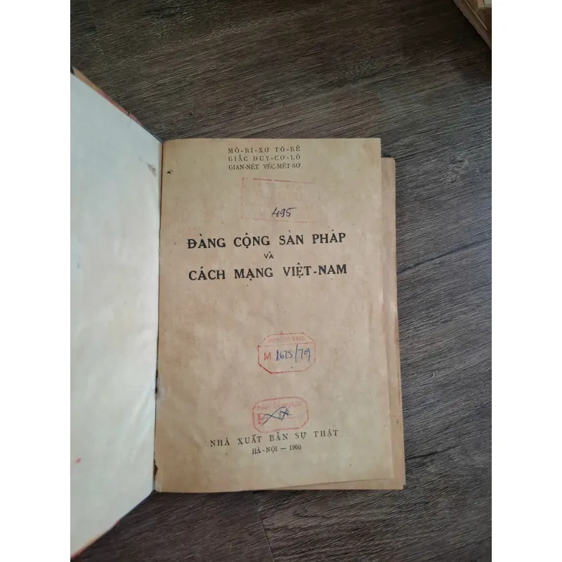 ĐẢNG CỘNG SẢN PHÁP VÀ CÁCH MẠNG VIỆT-NAM - MÔ-RI-XƠ TÔ-RÉ - GIÁC DUY 718704