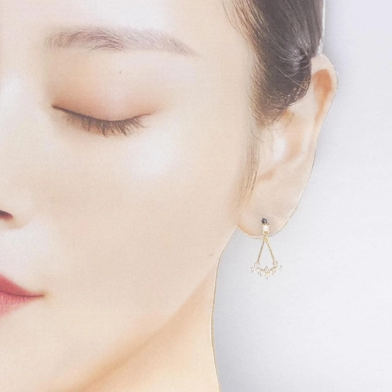 K18YG Bông tai kim cương 0.50CT - Hàng hiệu Chính hãng 864245