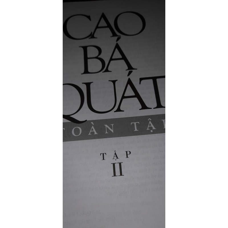 Cao Bá Quát toàn tập (Tập 2) 73159