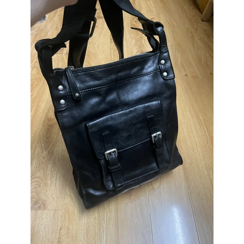 Túi nam sz 24*29*11 da mộc 2hand 934614