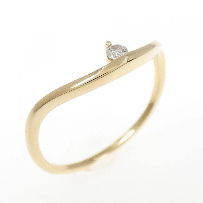 【Remake】Nhẫn kim cương K18YG 0.03CT 673177