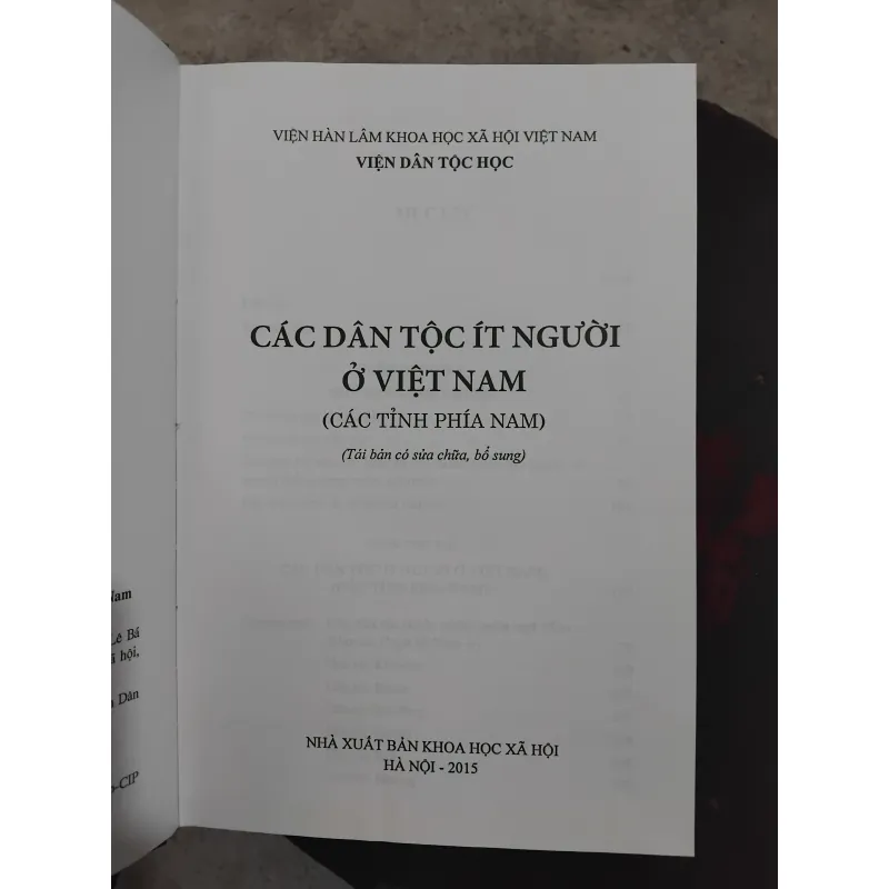 Các dân tộc ít người ở Việt Nam ( các tỉnh phía Nam )  1001906