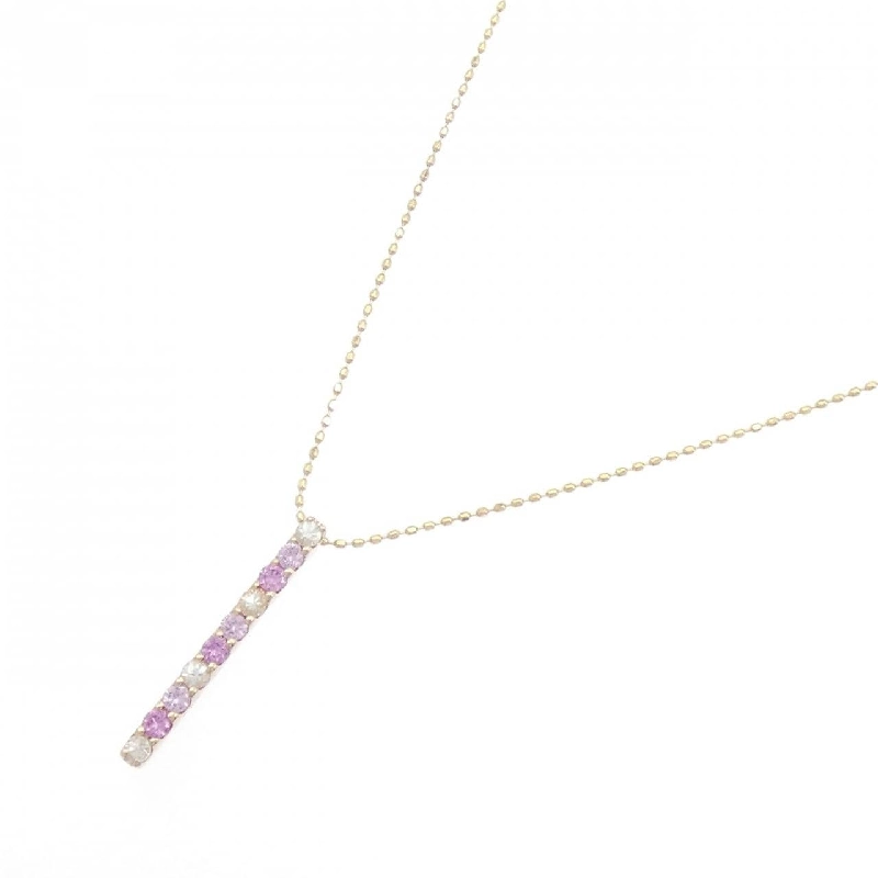 K18PG Sapphire Necklace 0.38CT - Hàng hiệu Authentic 856930