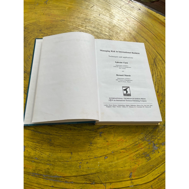 MANAGING RISK IN INTERNATIONAL BUSINESS- Techniques and Applications  536294