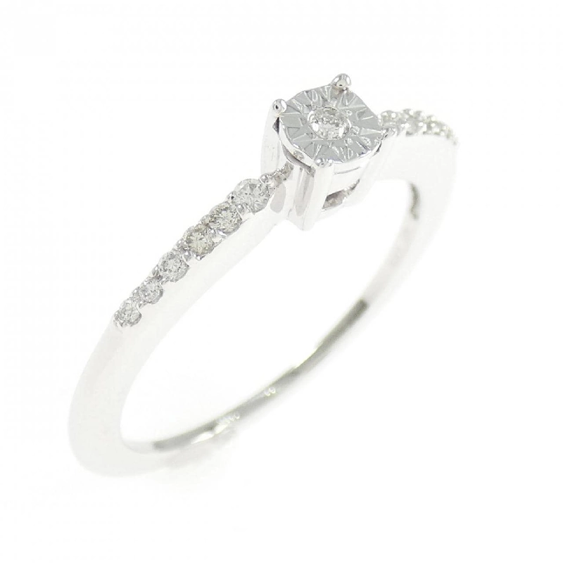 Nhẫn kim cương K18WG 0.10CT - Hàng hiệu Chính hãng 850915