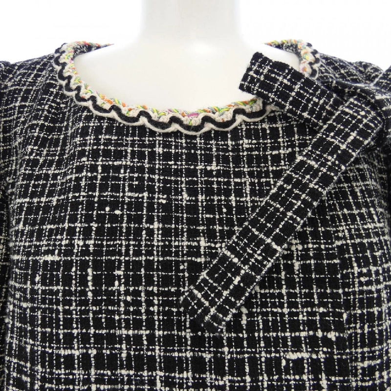 Jacket không cổ CHANEL LOOK35 P78887V68997 632514