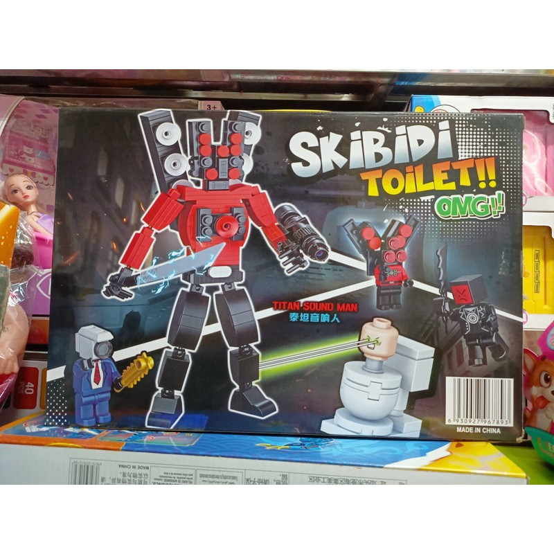 Đồ chơi lắp ráp Skibidi Toilet CB toys 3314 Titan Sound man 145409