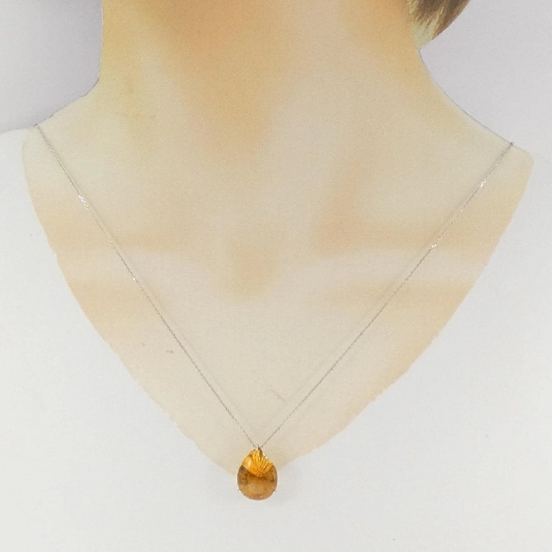 Dây chuyền Citrine PT900/PT850 9.61CT - Hàng hiệu Chính hãng 862402