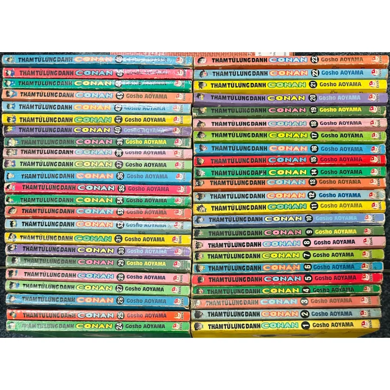Thám tử lừng danh conan bìa màu full 46 tập đọc xuôi 970502