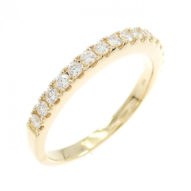 Nhẫn kim cương K18YG Half Eternity 0.32CT - Hàng hiệu Chính hãng 851042
