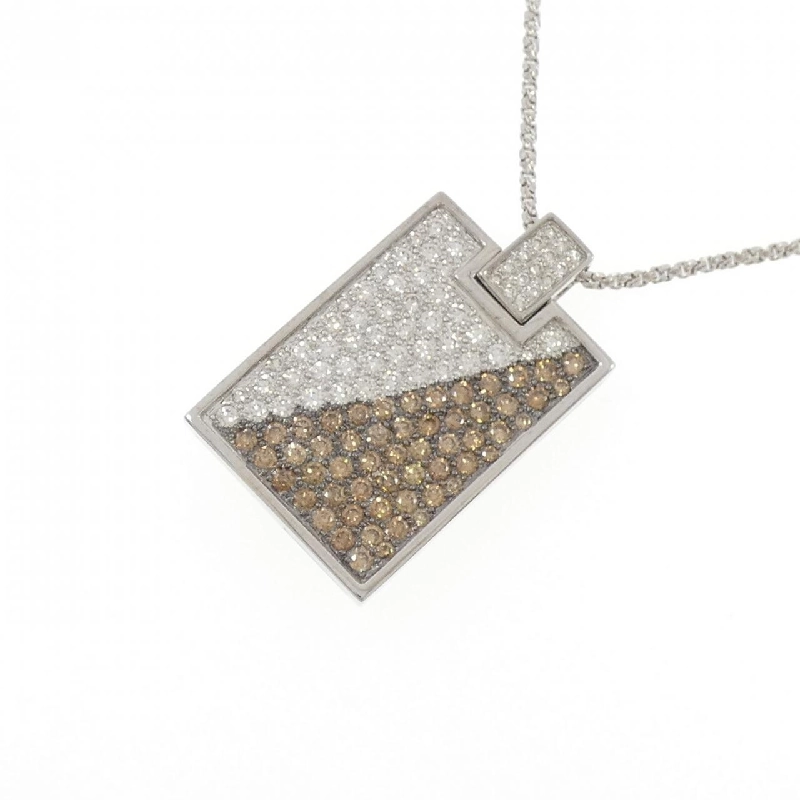 K18WG/K18BG Dây chuyền kim cương 3.25CT - Hàng hiệu Chính hãng 858056