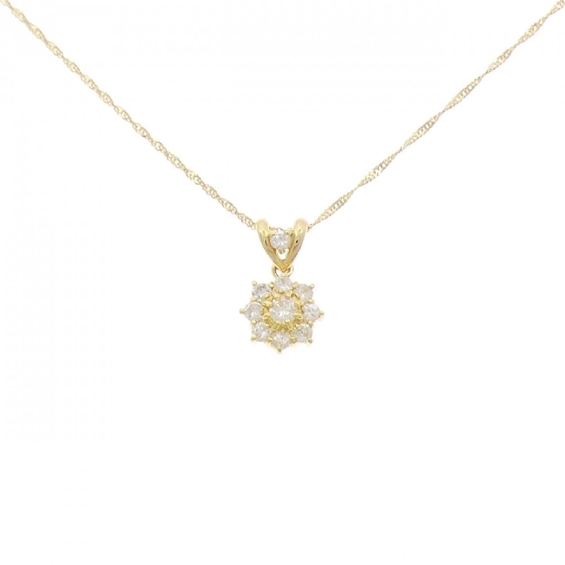 K18YG Dây chuyền kim cương 0.32CT - Hàng hiệu Chính hãng 855959