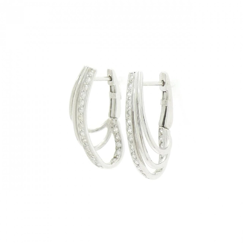 K18WG Bông tai kim cương 0.4CT - Hàng hiệu Chính hãng 868842