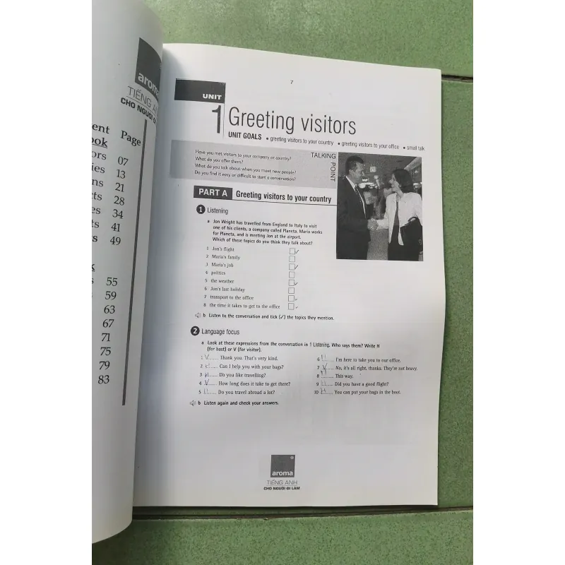 [Tiếng Anh căn bản] Aroma way - Business Goals 2 Part 1- A4 Elementary 2 1023199