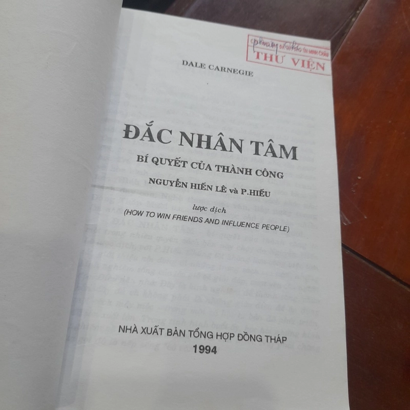 ĐẮC NHÂN TÂM, bí quyết của THÀNH CÔNG (Nguyễn Hiến Lê, P. Hiếu dịch) 323499