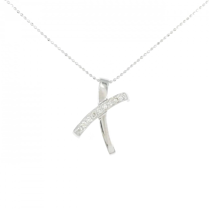 K18WG Dây chuyền kim cương 0.18CT - Hàng hiệu Chính hãng 858489