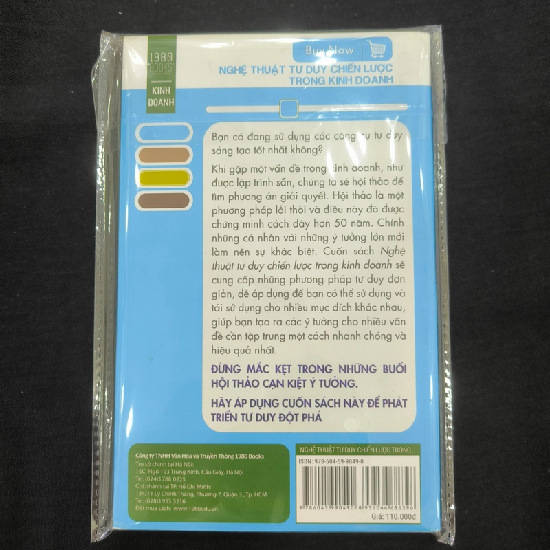 Nghệ thuật tư duy chiến lược trong kinh doanh - Chris Thomason - Giá bìa: 110,000 279652