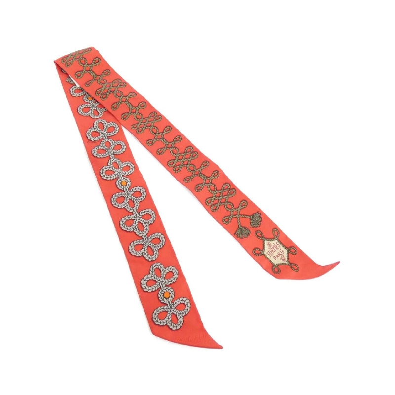 【Sản phẩm chưa sử dụng】Hermès GALONS ET BRANDEBOURG Twilly 063698S khăn quàng 624868