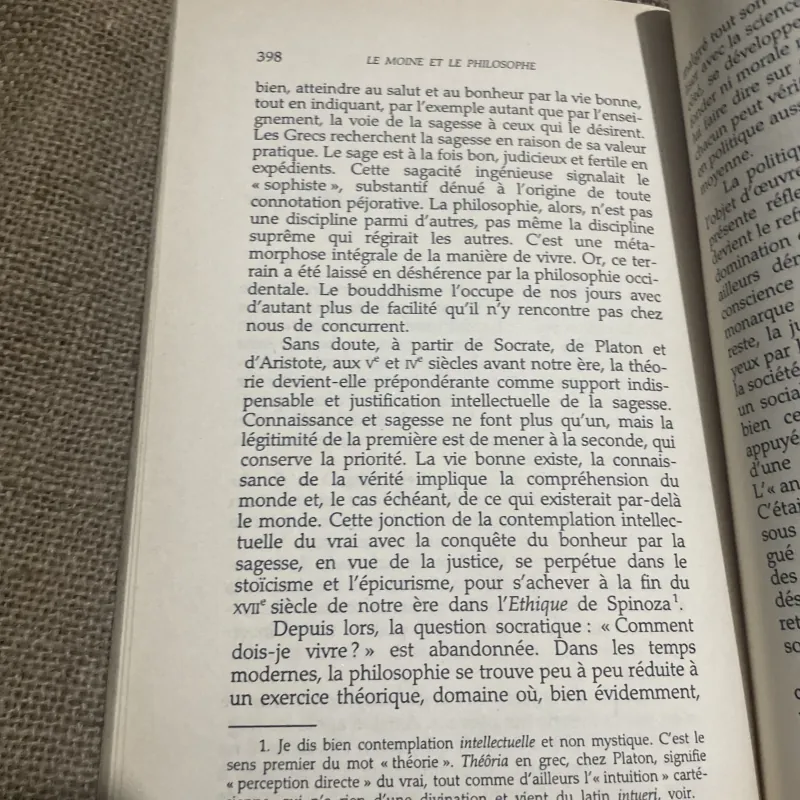 JEAN-FRANÇOIS REVEL MATTHIEU RICARD LE MOINE et le - PHILOSOPHE   747293