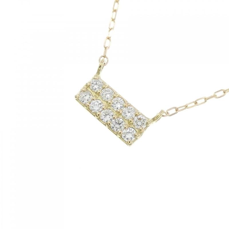 K18YG Dây chuyền kim cương 0.10CT - Hàng hiệu Chính hãng 862750