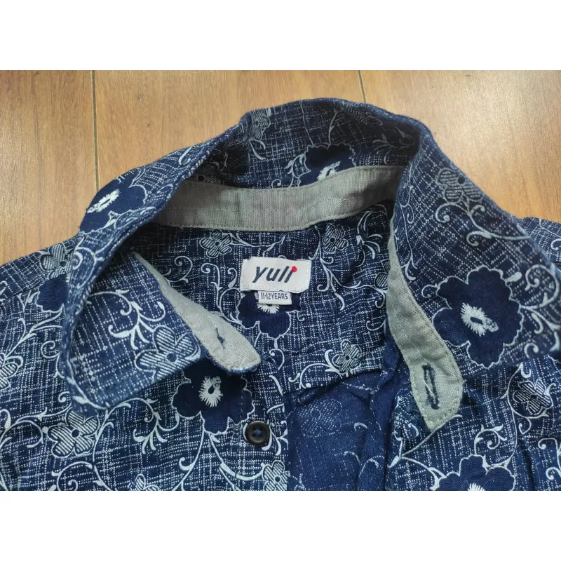 Set quần kaki áo sơmi cho bé tầm 30 ký mặc Tết cực xinh 792992