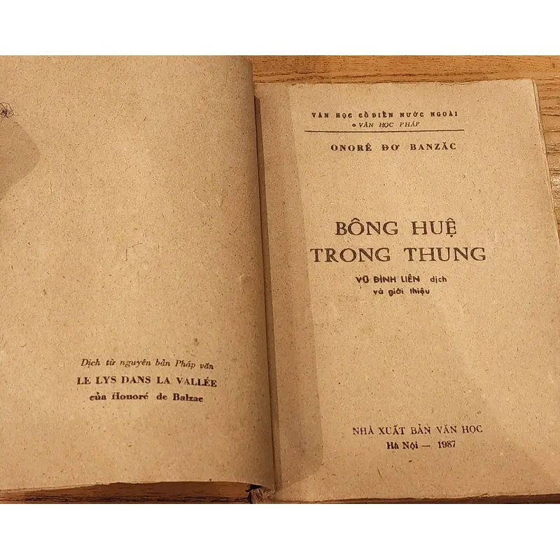 Horoné de Balzac - BÔNG HUỆ TRONG THUNG 711478