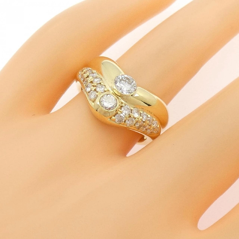 Nhẫn kim cương K18YG 1.03CT - Hàng hiệu Authentic 849255