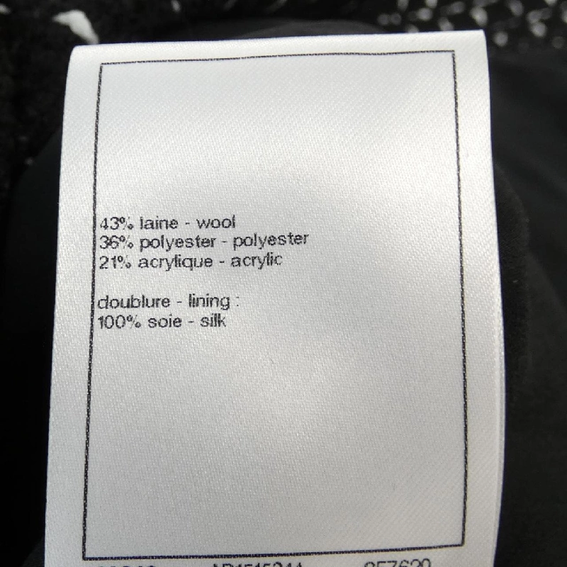 Áo khoác không cổ CHANEL - Hàng hiệu Authentic 825653