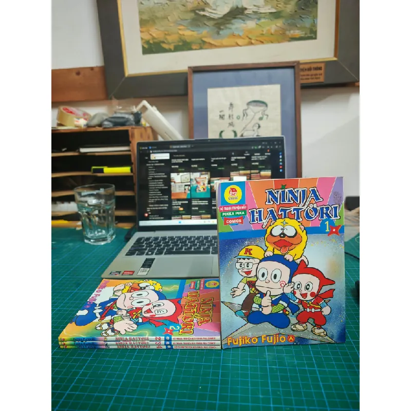 Truyện tranh ninja hattori - bộ tranh truyện màu pikka pika 497291