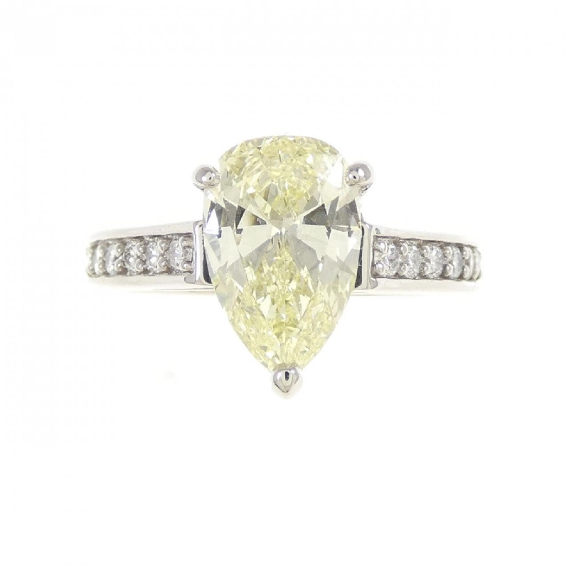 Nhẫn kim cương PT900 2.010CT LY VS1 hình giọt nước - Hàng hiệu Authentic 874968