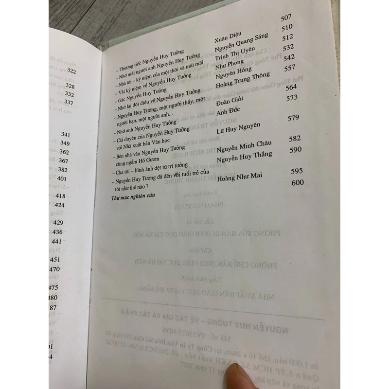 Nguyễn Huy Tưởng về tác gia và tác phẩm. 999 463877