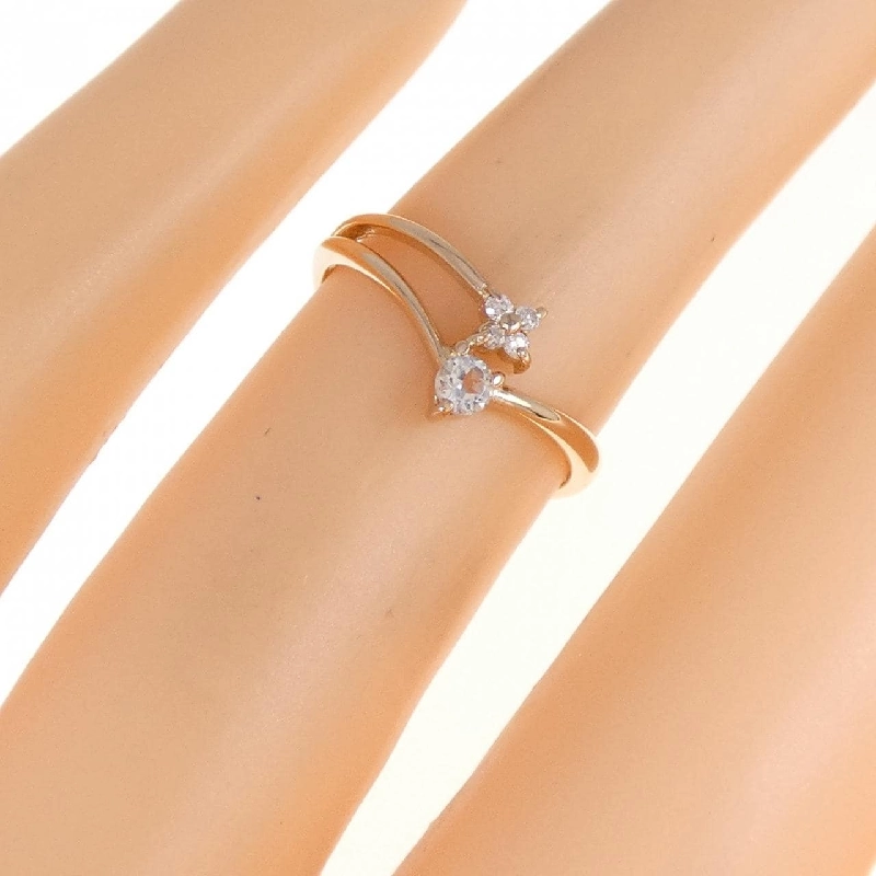 Nhẫn Topaz Trắng K18PG 672567