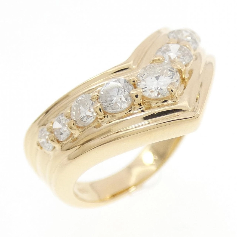 Nhẫn kim cương K18YG 0.76CT - Hàng hiệu Authentic 849968