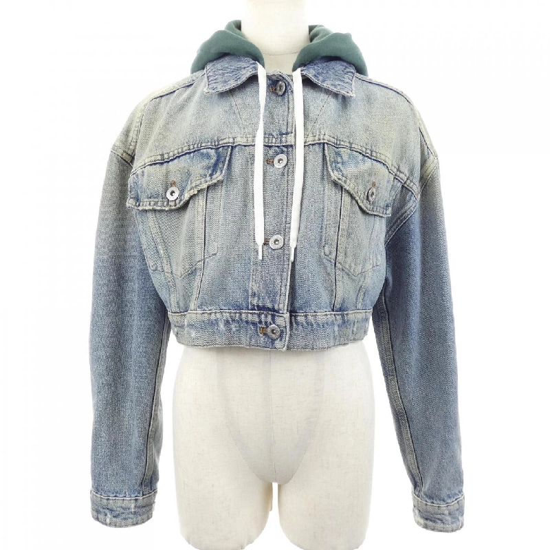 MIU MIU GWB063 1VZS Áo khoác denim - Hàng hiệu Authentic 821610