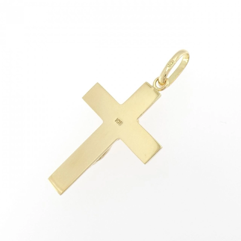 K18YG Mặt dây chuyền hình chữ thập - Hàng hiệu Chính hãng 865809