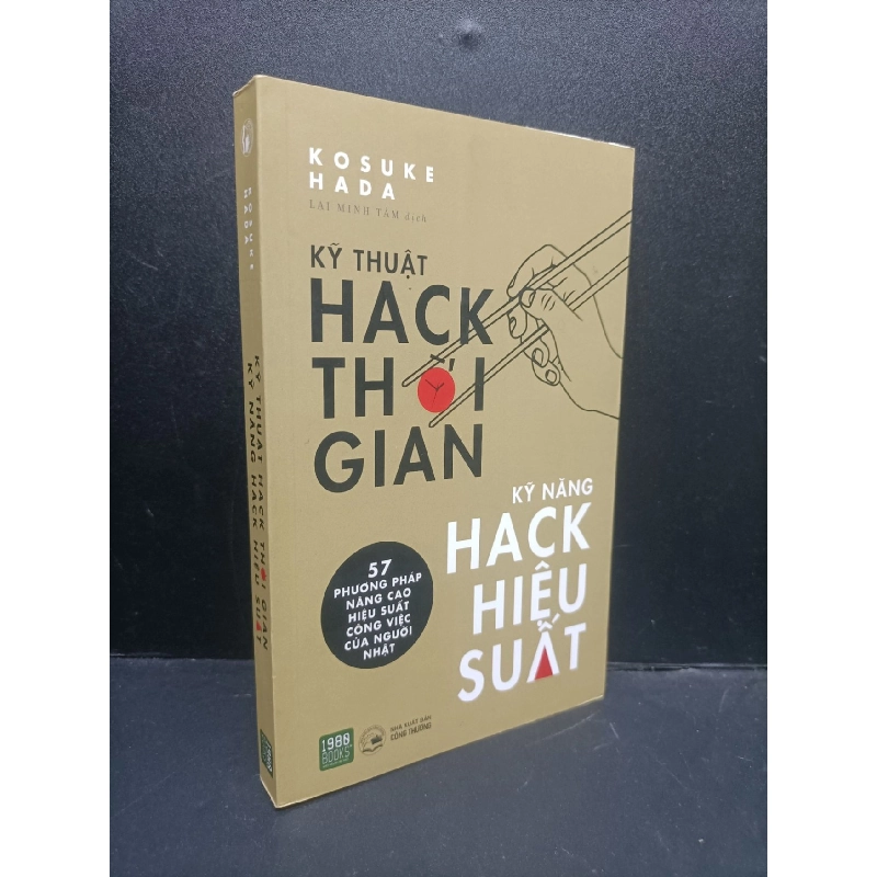 Kỹ thuật hack thời gian kỹ năng hack hiệu suất mới 80% bẩn bìa 2022 HCM2105 Kosuke Hada SÁCH KỸ NĂNG 914449