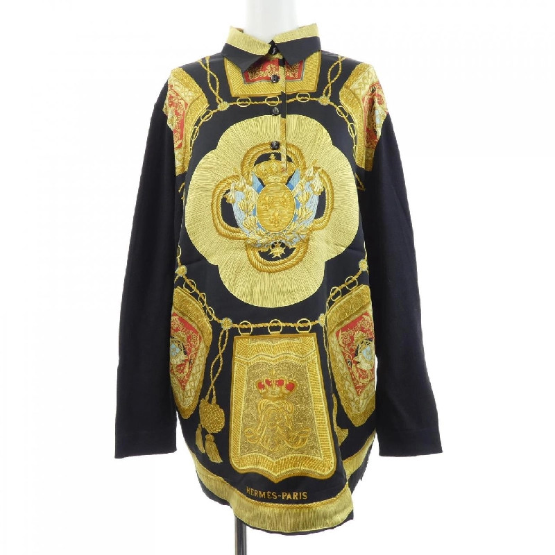 HERMES POSTE ET CAVALERIE Tulle. Áo - Hàng hiệu Chính hãng 823085