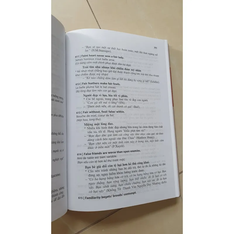 TỤC NGỮ  THÀNH NGỮ ANH PHÁP VIỆT  800215